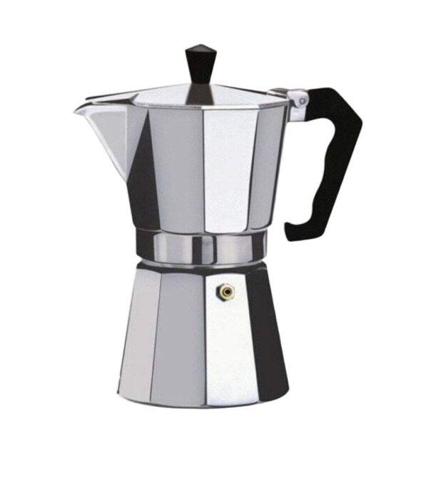 **Capacity:** The coffee maker can brew up to 12 cups of espresso, which corresponds to approximately 600 ml