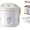 **Capacity**: With a 3.6-litre capacity, this rice cooker is suitable for preparing meals for families or gatherings, allowing you to cook a large quantity of rice at once