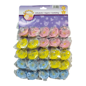 Card of 25 Cherubs Infant Pacifiers