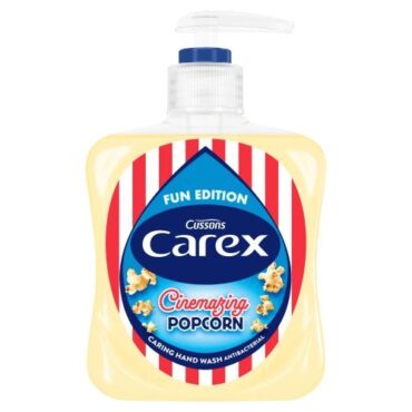 Carex Cinemazing Popcorn Antibacterial Hand Wash by Cussons, 250ml, Pack of 6
