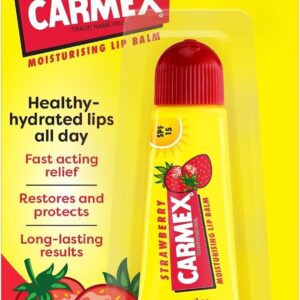 Carmex Strawberry Moisturizing Lip Balm Tube 10g