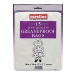 CAROLINE Large Roasting Bags with Ties, 30 x 43 cm, Pack of 5