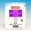 CAROLINE POLYTHENE BAG SEALERS, PACK OF 100