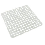CASA & CASA White PVC Sink Mat 30 x 30 cm