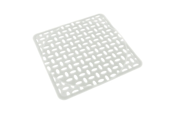 CASA & CASA White PVC Sink Mat 30 x 30 cm