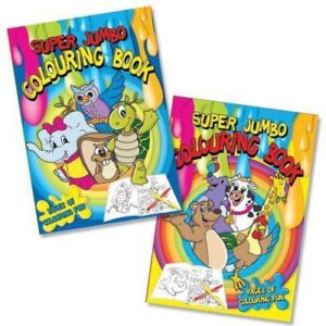 Case of 6 Super Jumbo Coloring Books