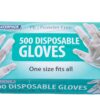 Caterpack Disposable PE Gloves, Powder-Free, Pack of 500