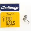 Challenge 15mm Galvanised Felt Nails - 225g