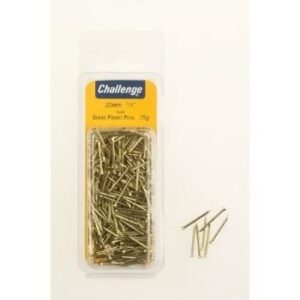 CHALLENGE 20MM 30G SOLID BRASS PANEL PINS