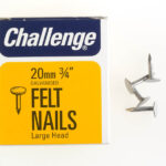 Challenge 20mm Galvanized Felt Nails, 225g