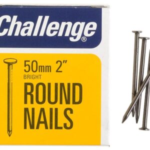 CHALLENGE 50MM BRIGHT LOST HEAD NAILS, 225G