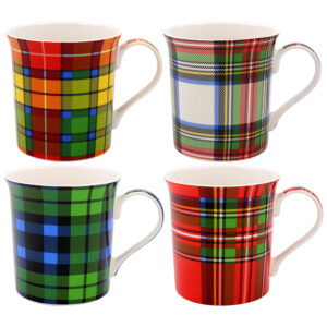 CHECKERED MULTI-COLOR MUG