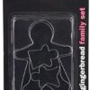 CHEF AID 4-PIECE METAL GINGERBREAD FAMILY CUTTER SET