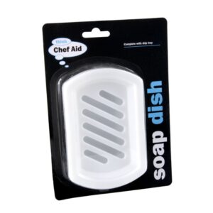 Chef Aid Plastic Soap Dish for Bathroom