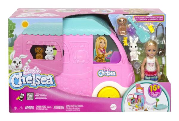 Chelsea Camper Playset by Barbie: 2-in-1 Adventure