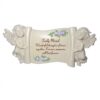 CHERUB SCROLL MEMORIAL 24X11CM