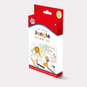 Children’s Jungle-Themed Mini Coloring Craft Kit