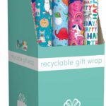 Children's Gift Wrap 3m x 69cm, 4 Different Designs CDU