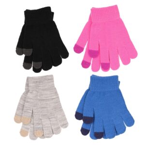 Children's Touchscreen Thermal Gloves - Pack of 12