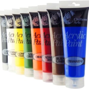 Chiltern Arts Acrylic Paints Assortment 120ml - Single Unit