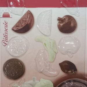 Chocolate Mold in Fruit Shapes, Made of Plastic