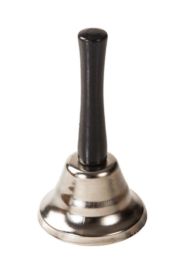 Classic Small Silver Hand Bell (12cm Tall)