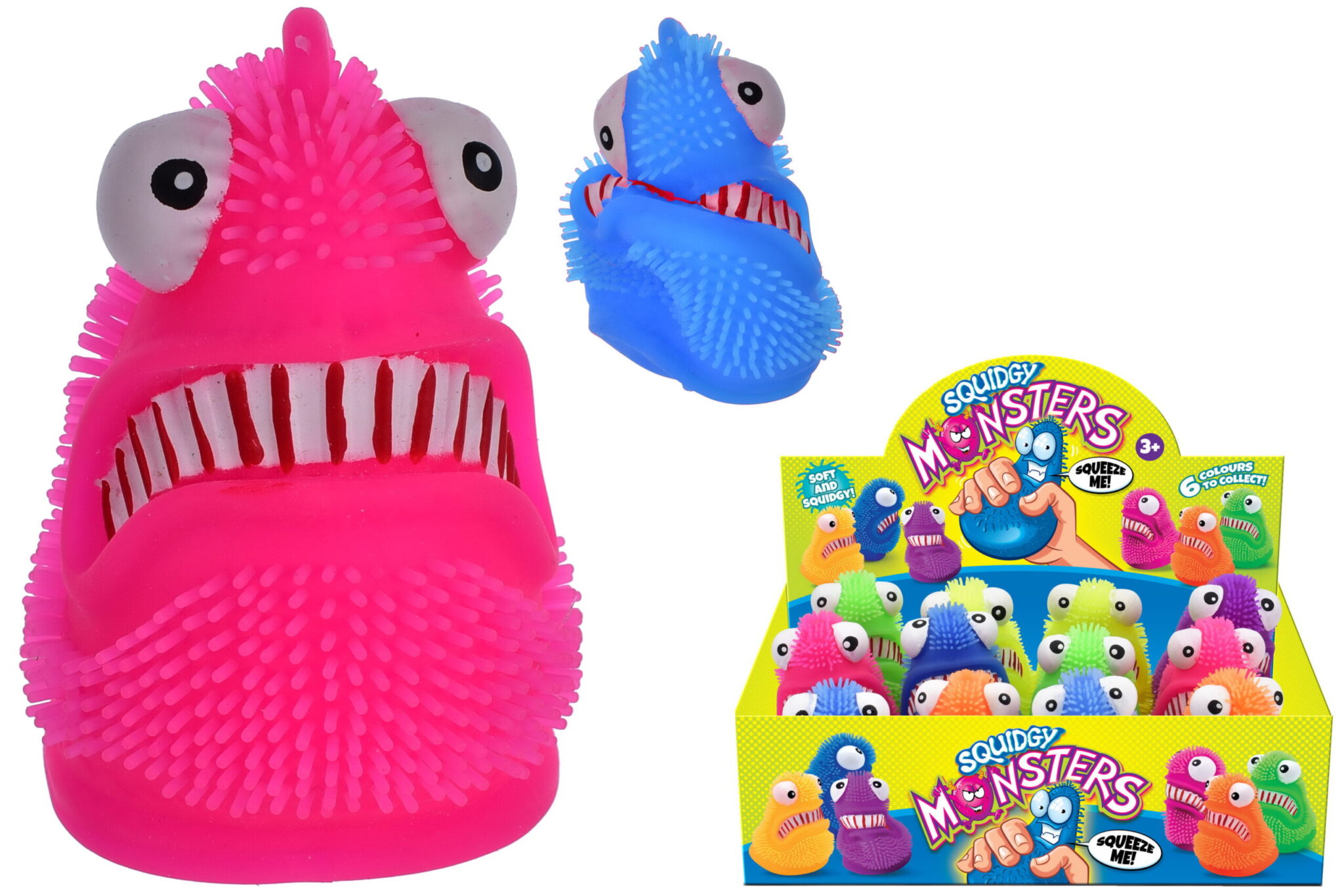 CLAY-FILLED SQUIDGY MONSTER FIGURES
