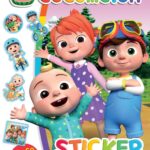 COCOMELON STICKER BOOK WITH 50 ASSORTED PIECES