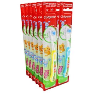 Colgate Toothbrush for Kids Ages 0-2, Pack of 12