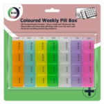 Colored Weekly Medication Organizer