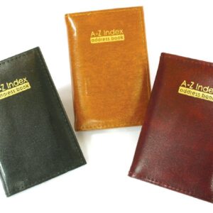 Compact Executive A-Z Indexed Address Book, Various Styles