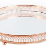 Copper Mirror Base Candle Plate - 28CM