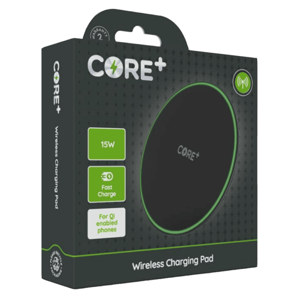 Core+ 15W Rapid Wireless Charging Pad