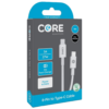 Core Essentials 1M White TPE 8-Pin to Type-C Cable, 3A 27W PD Fast Charging