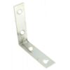 Corner braces are metal brackets used to reinforce the corners of structures, such as furniture or frames, ensuring stability and strength. The "Corner Braces Zinc 3" (75mm) - 2...