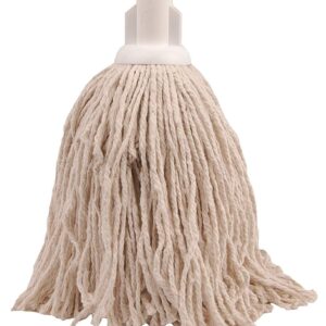 **Cotton Mop Head**: This indicates that the mop head is made of cotton, a material known for its absorbency and durability, commonly used in cleaning applications