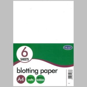 COUNTY A4 Blotting Paper Pack of 6