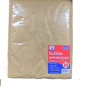 COUNTY GOLD BUBBLE MAILERS 270MM X 360MM PACK OF 10