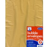 COUNTY GOLD BUBBLE MAILERS G 240MM X 340MM PACK OF 10