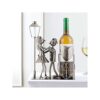 Couple Lovers Metal Bottle Stand