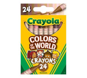 Crayola World Colors Crayons - Pack of 24