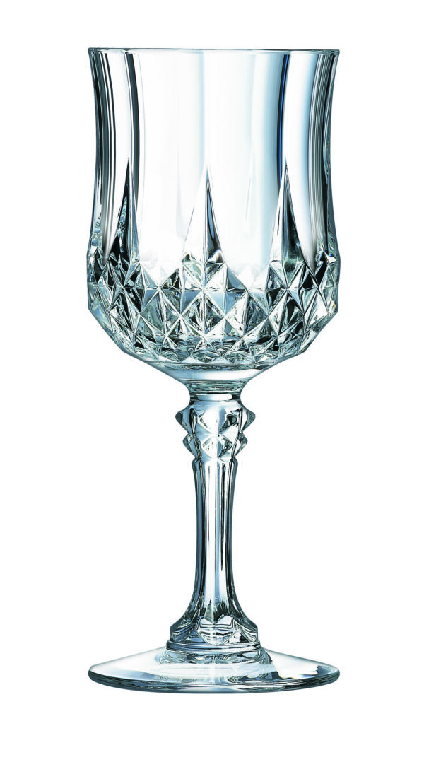 Cristal d'Arques Longchamp 250ml Wine Glass Set, Pack of 6