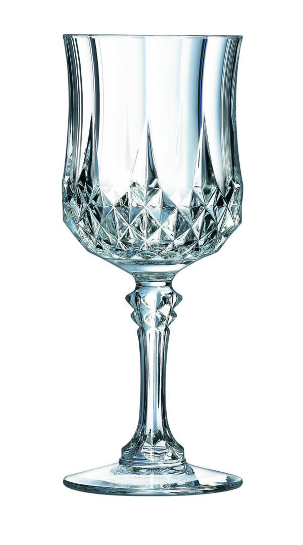 Cristal d'Arques Longchamp 250ml Wine Glass Set, Pack of 6
