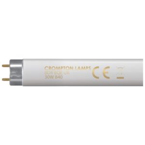 Crompton 3-Foot T8 Fluorescent Tube, 30W, 2400 Lumens, Cool White, F30W/840