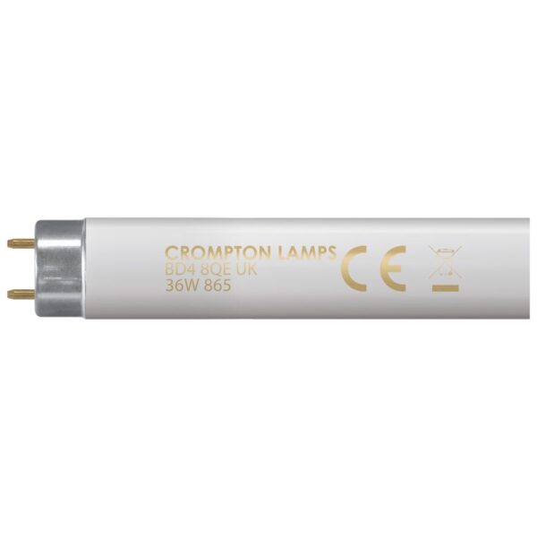 CROMPTON 4FT T8 36W FLUORESCENT TUBE 3100LM DAYLIGHT F36W/865