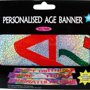 Customized Age Banner