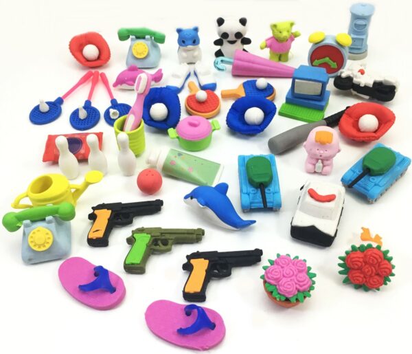 Cute Novelty Erasers in Various Designs