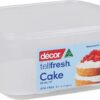 DECOR TELLFRESH 6L SQUARE CAKE STORAGE BOX WITH LIFTER