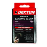 DEKTON 120 Grit Flexible Fine Sanding Block