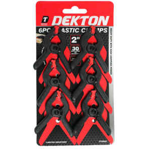 DEKTON 2-Inch Heavy Duty Nylon Spring Clamps, Pack of 6 (50mm)